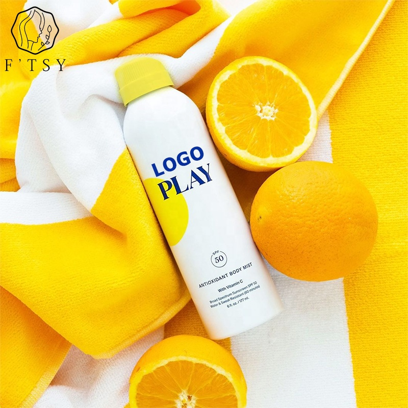 Wholesale Oil Free Sun Screen Cream SPF 50 Private Label Organic Facial Whitening UV Sunblock Cream Korean Sunscreen SPF 50