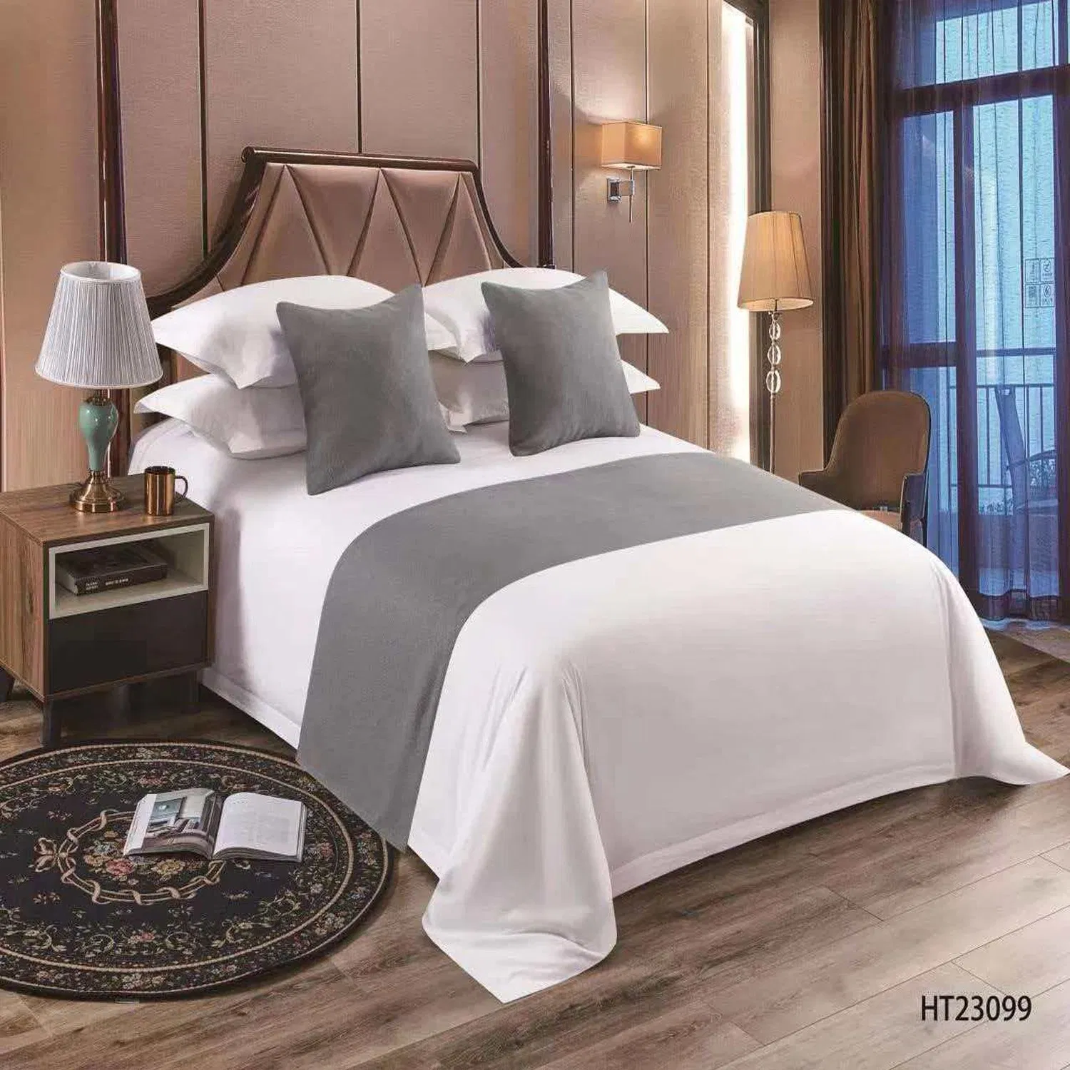 Hotel Luxe 100% Cotton White Bedding Set for Ultimate Comfort