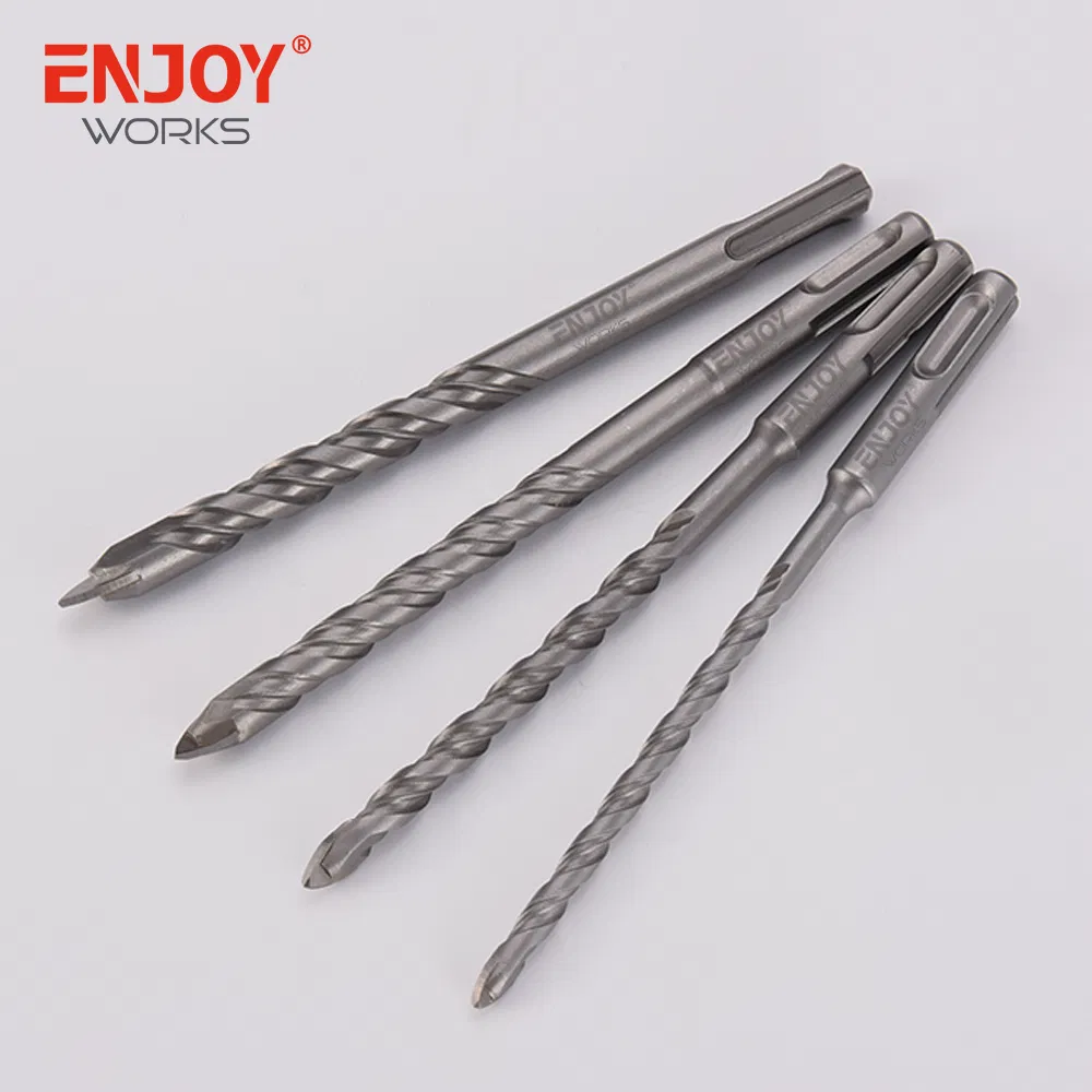 4 Pieces Carbide Tip Heavy Duty SDS Plus Drill Bit on Masonry