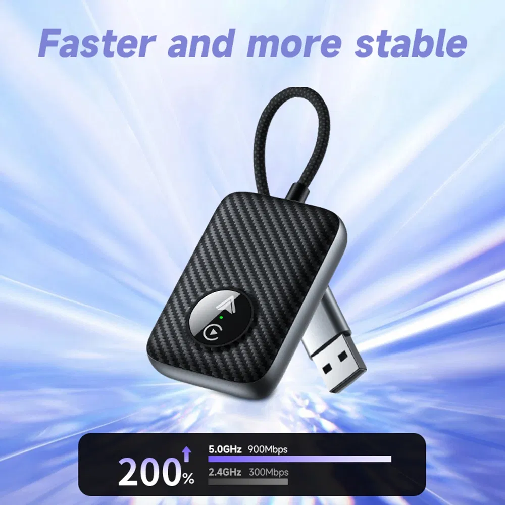 Адаптер 2 в 1 Carplay и Android Auto беспроводной