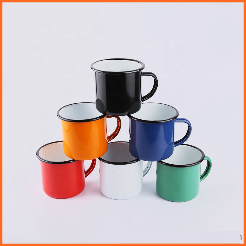 6/7/8/9cm FDA Standard Customize Quality Enamel Mug for Promotion