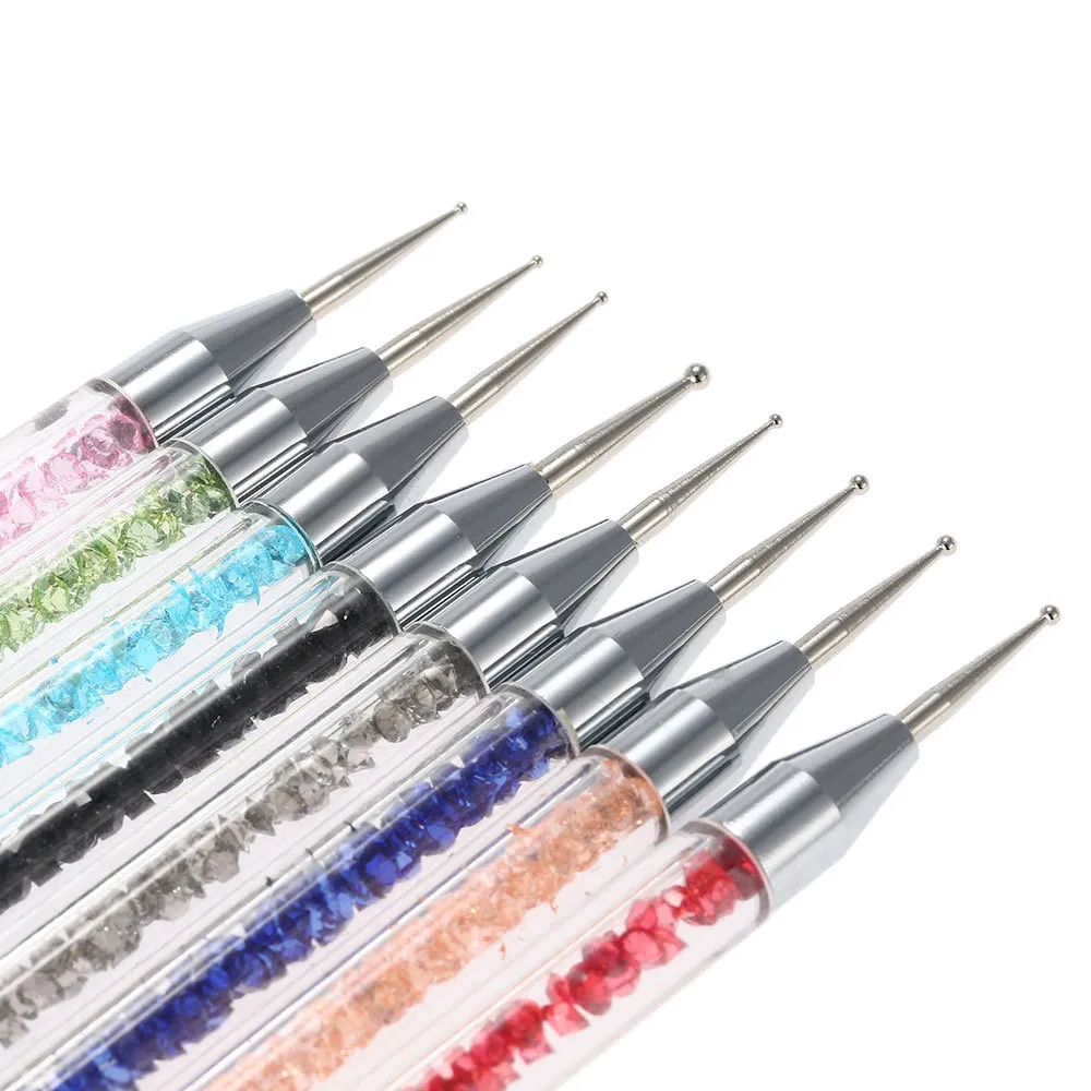 Nail Stylist's Specialized Point Color Pen and Paintbrush Are Easy to Clean