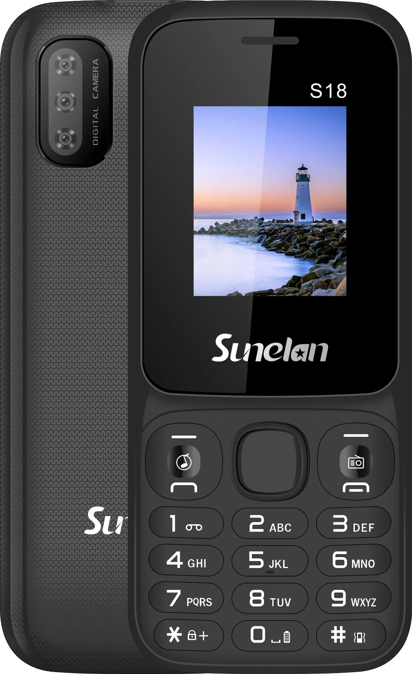 Кнопочный телефон S18 с двумя SIM, 2000 мАч