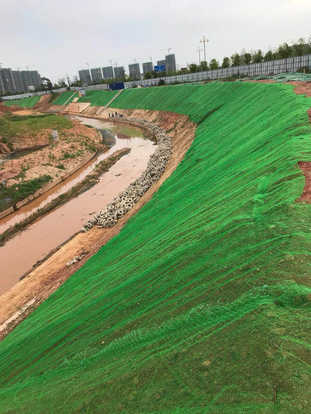 Lightweight Vegetation Net Breathable for Rooftop Garden Greening Plant Protection Custom Length