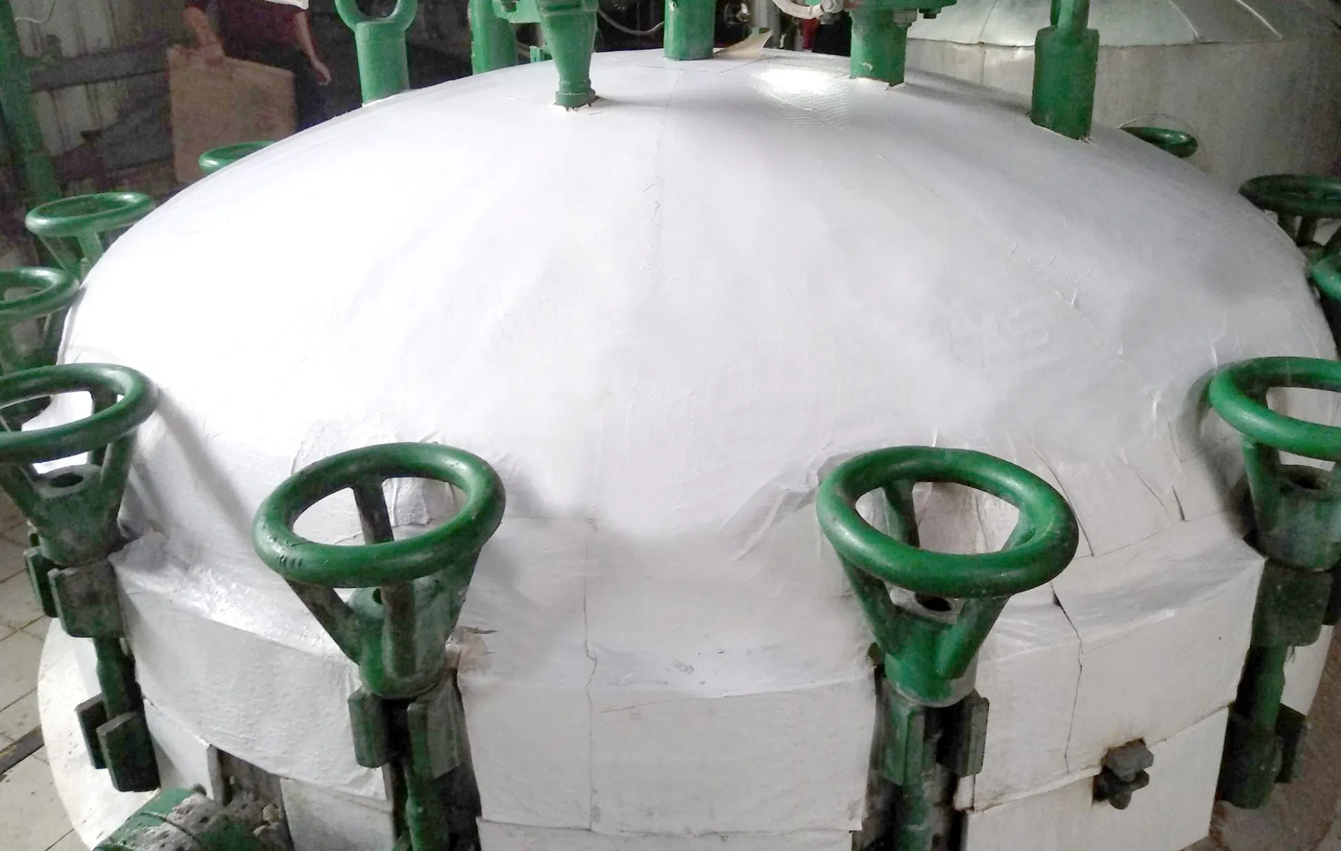 Anti-Ageing Coating Material Insulation Blanket for Furnace Head