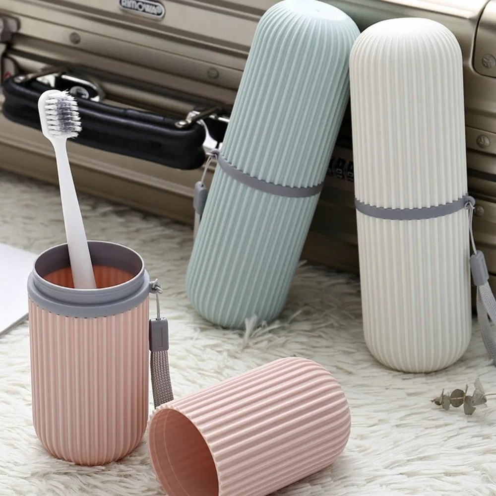 2-Pack Portable Travel Wash Cup Organizer Case Carrier Wbb19891