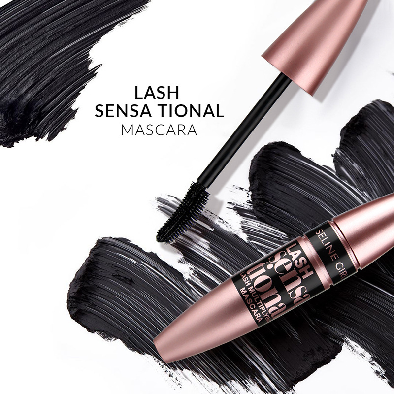 Seline Girl 9.5ml Eye Cosmetic Silk Fiber Brush Mascara