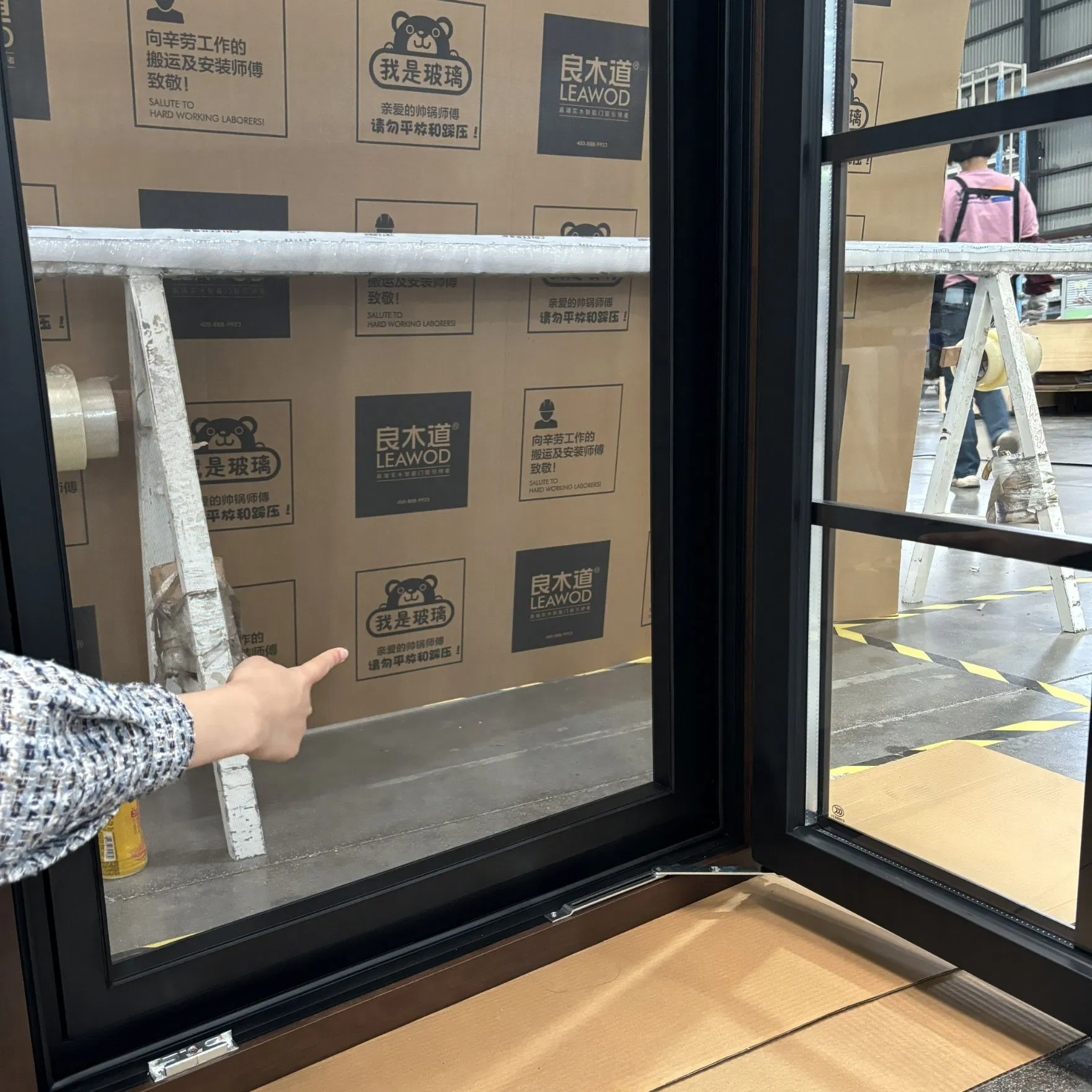 Passive House Wood Aluminum Alumninium Composite Windows and Doors Tilt Turn Inward Opening Window for Home Residential Hotel
