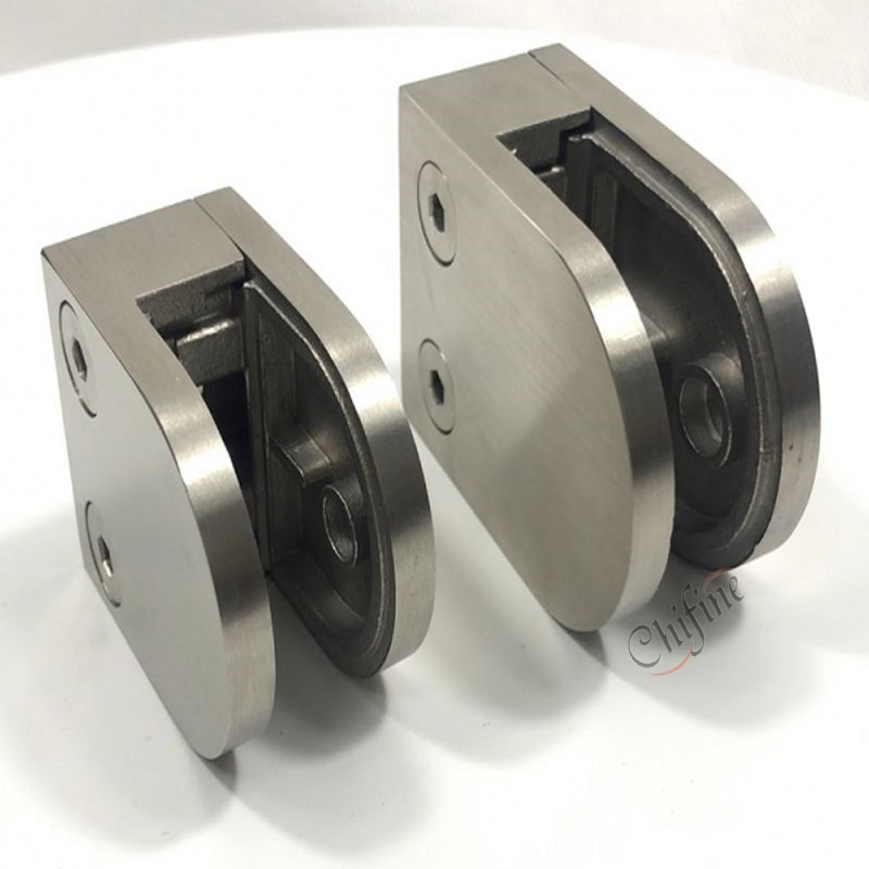 304/316 Ss 8-15mm Hanging Wall Mounted Glass Clamp