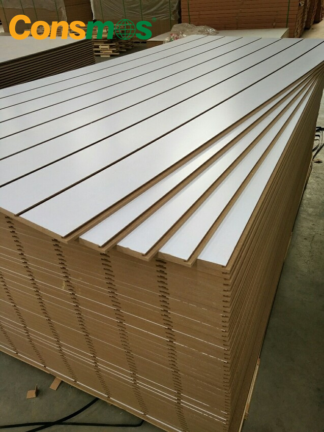 1220X2440mm 3mm 18mm Both Sides Melamine MDF 18mm White Coloured MDF Board