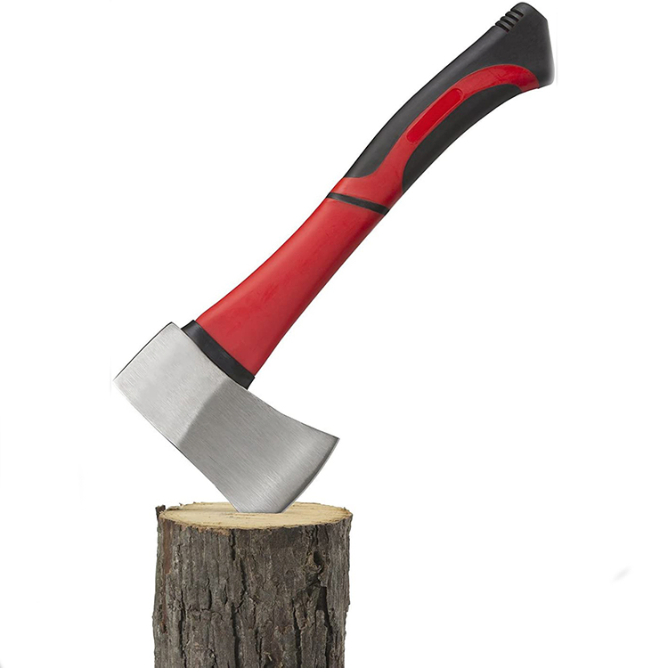 Outdoor Wood Chopping Tool Hatchet Axe Carbon Steel Forged Walnut Handle Camping Hand