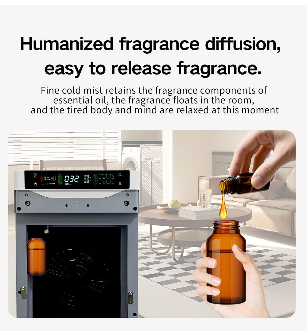 Smart Air Carb Freshener Integrated with Air Cleaner and Ionic Air Purifier