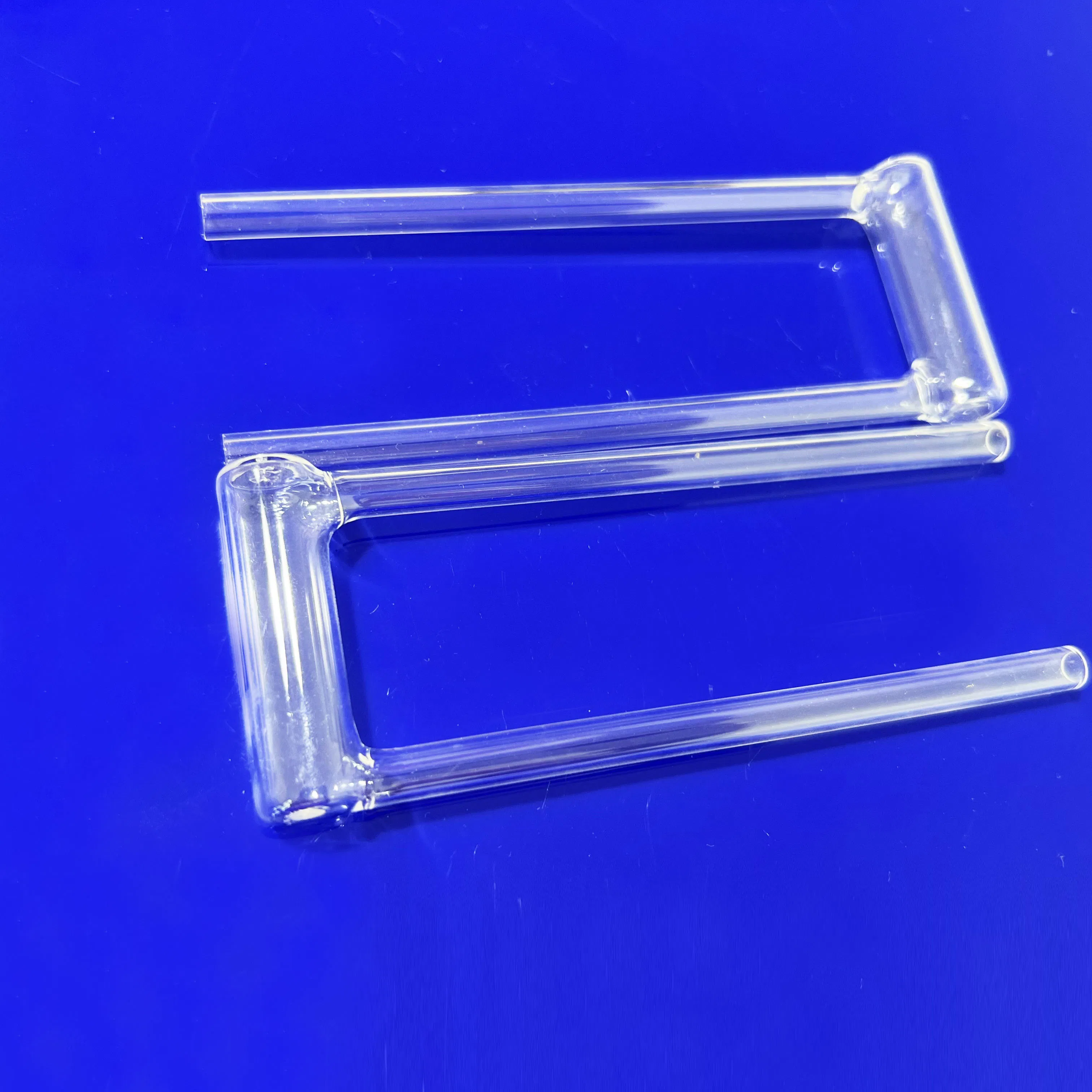 High Temperature and Corrosion Resistance U Shape Quartz Tube