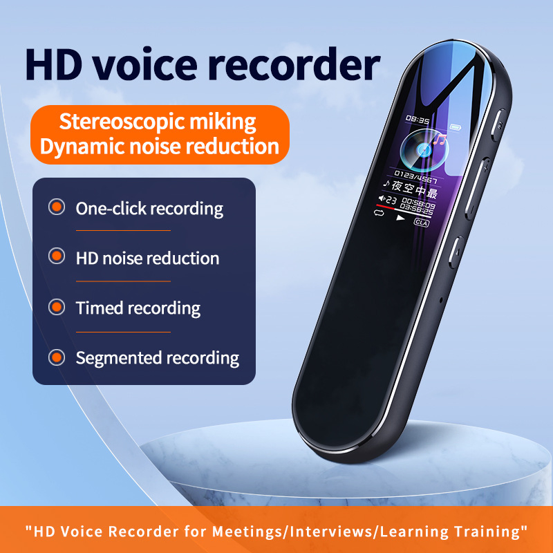 Portable Metal Audio Sound Recorder Voice Recorder Pen Professional Intelligent Digital Voice Recorder 16GB 32GB