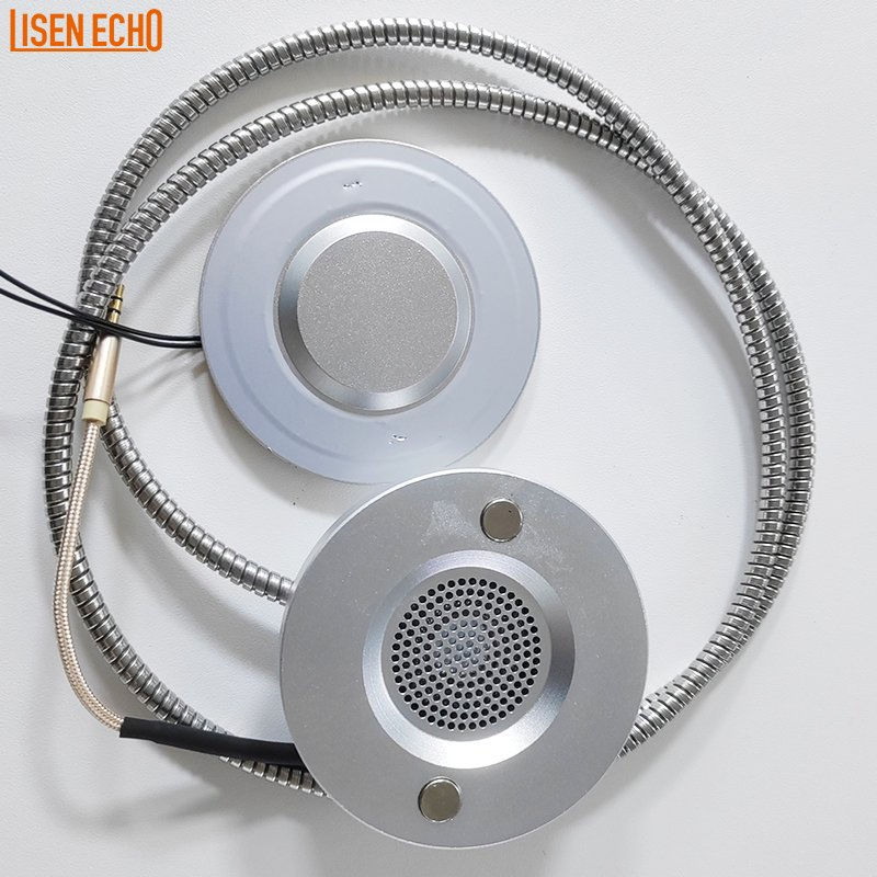 Single Cup Metal Ear Headphone Audio Magnetic Automatic Playback for Museums