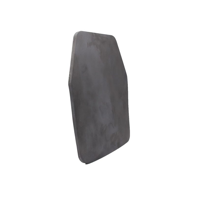 Single-Curved Sintered Silicon Carbide (SIC) Ceramic Plate 218*270*9mm for Body Armour Plate