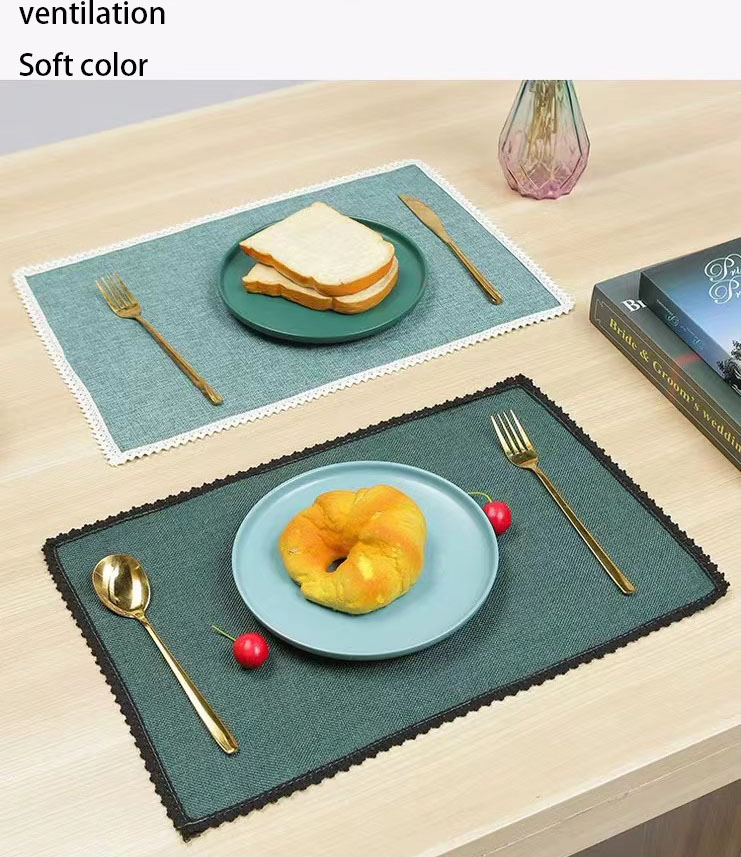 Heat-Resistant Place Mats Non-Slip Washable Table Mats Woven Placemat