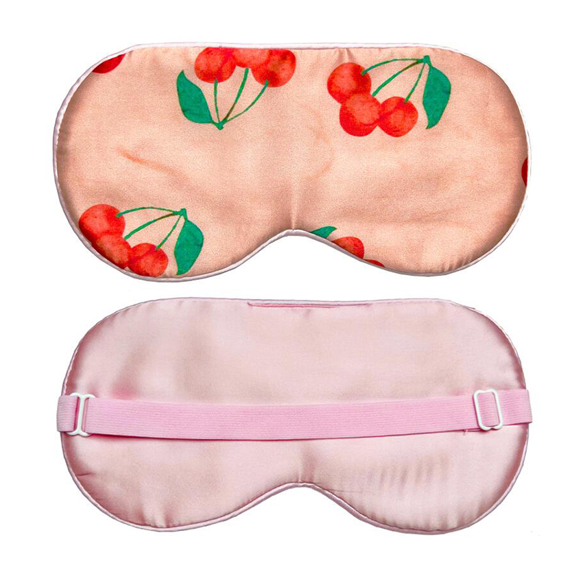Digital Printing Adjustable Slip Silk Eye Mask