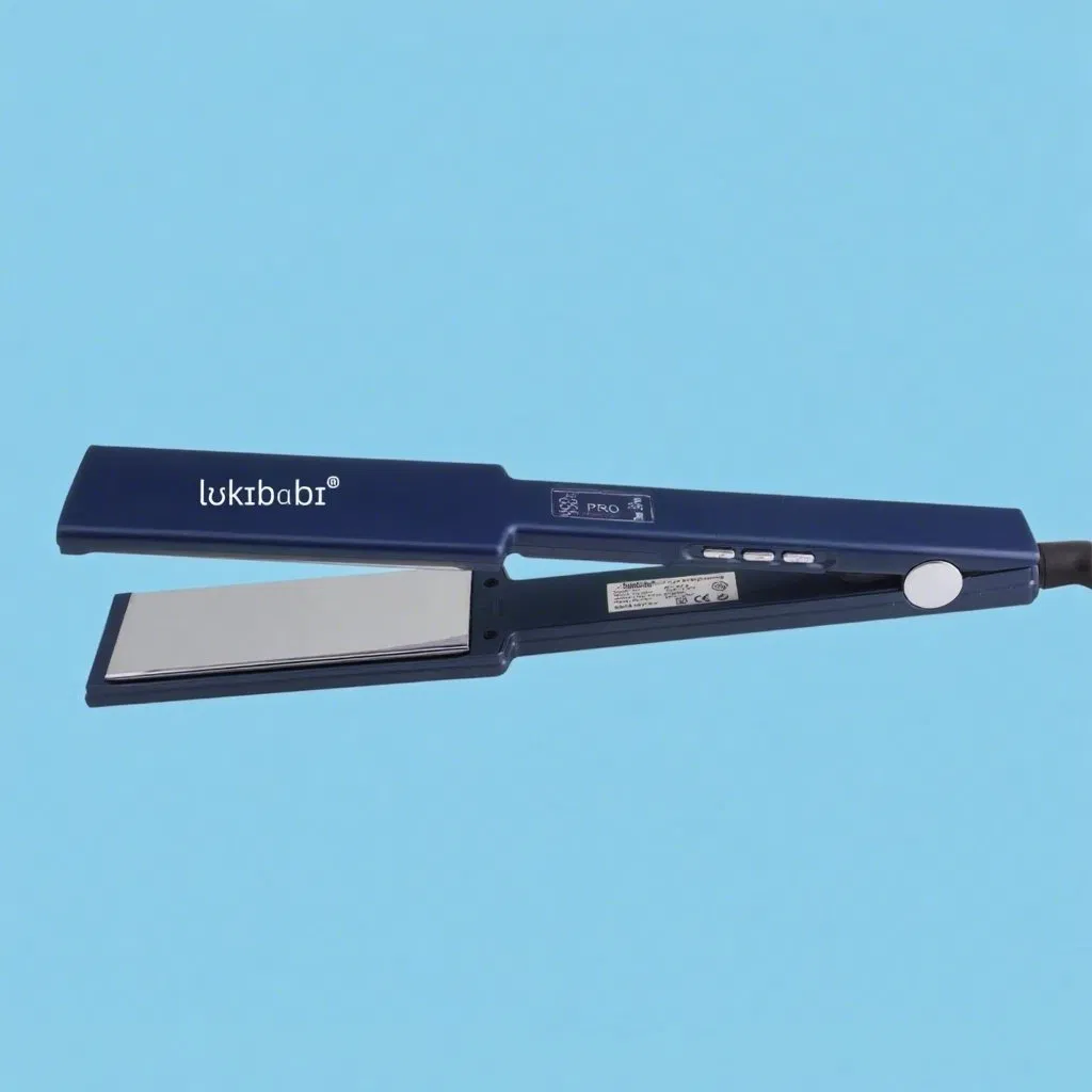 Professional Steam Hair Straightener with Ceramic Plates for Smooth Styling