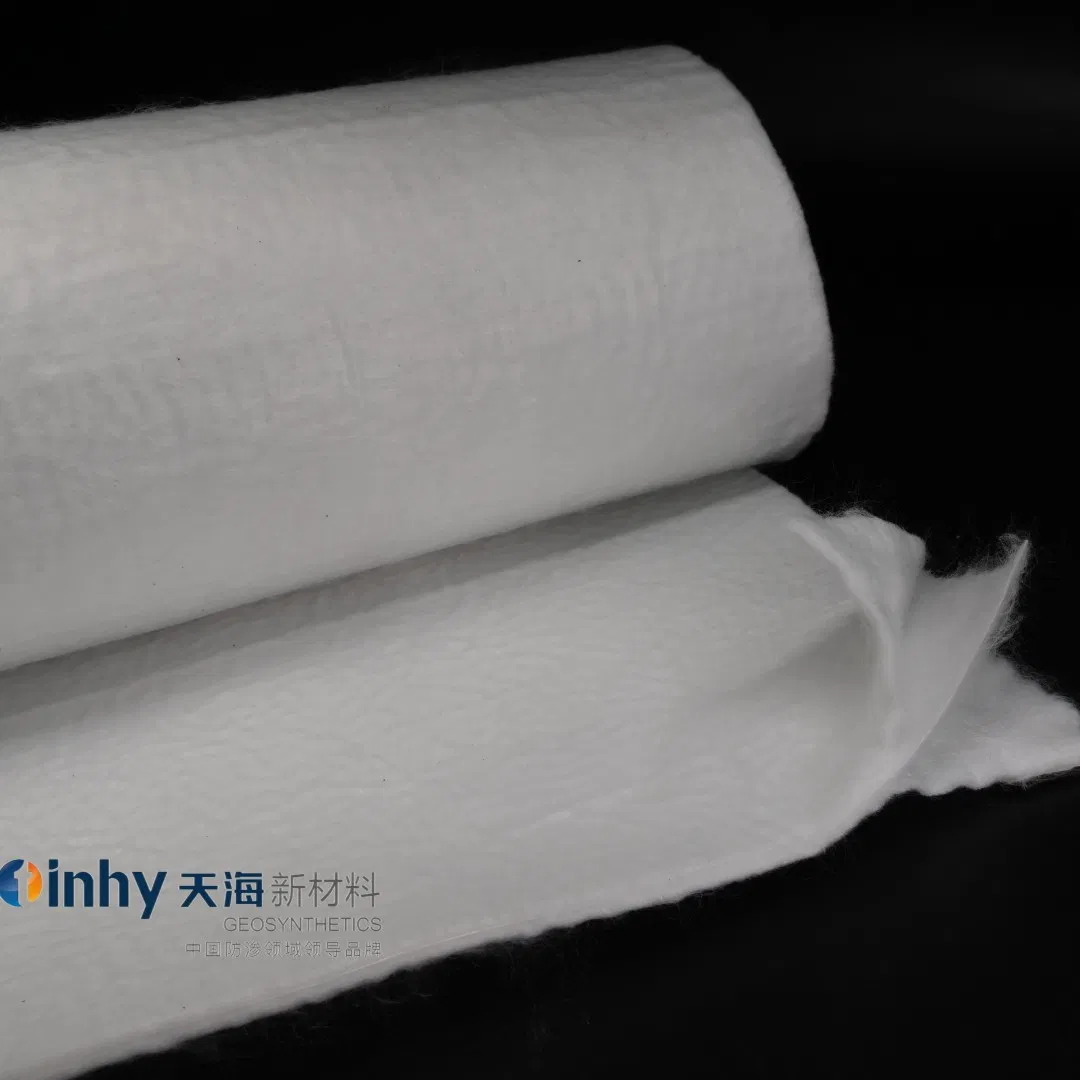 600GSM PET Filament Geotextile Composite Geo Membrane for Aquaculture