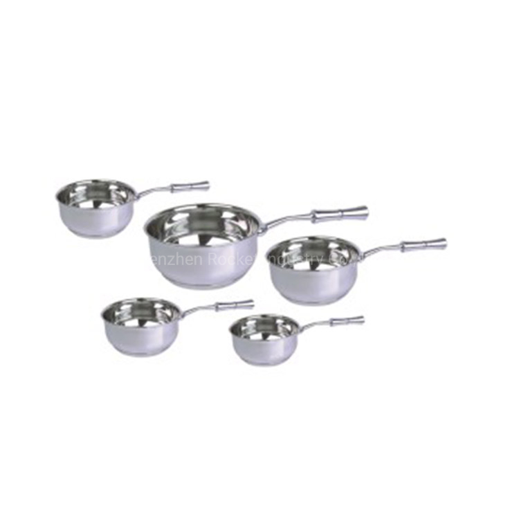 Milk Boiling Pot Stainless Steel Milk Pan Induction Sauce Pan