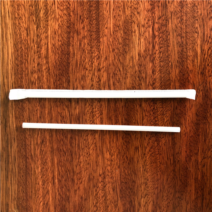 Eco Friendly White Straw Made of PP Plastic for Tea Drinking