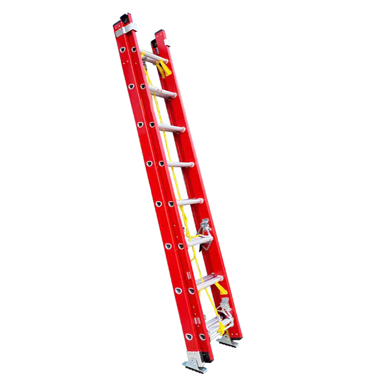 Fiberglass Extension Aluminum Telescopic Ladder Fiberglass Scaffolding for Household Supermarkets and Warehouses