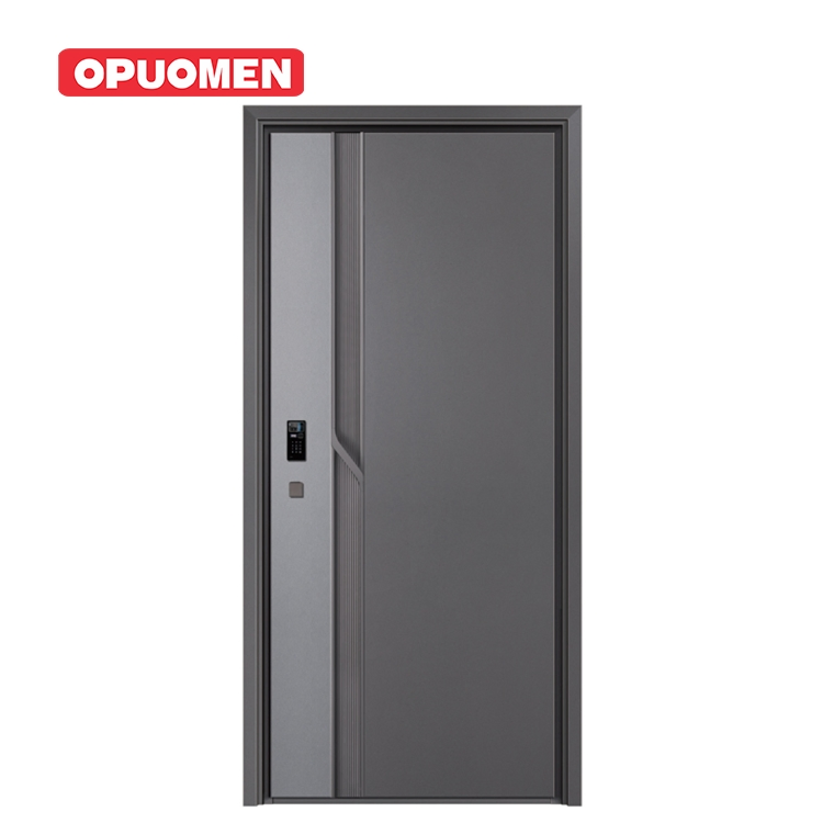 Modern Entrance Pivot Door Aluminum Exterior Large Security Front Double Entry Doors