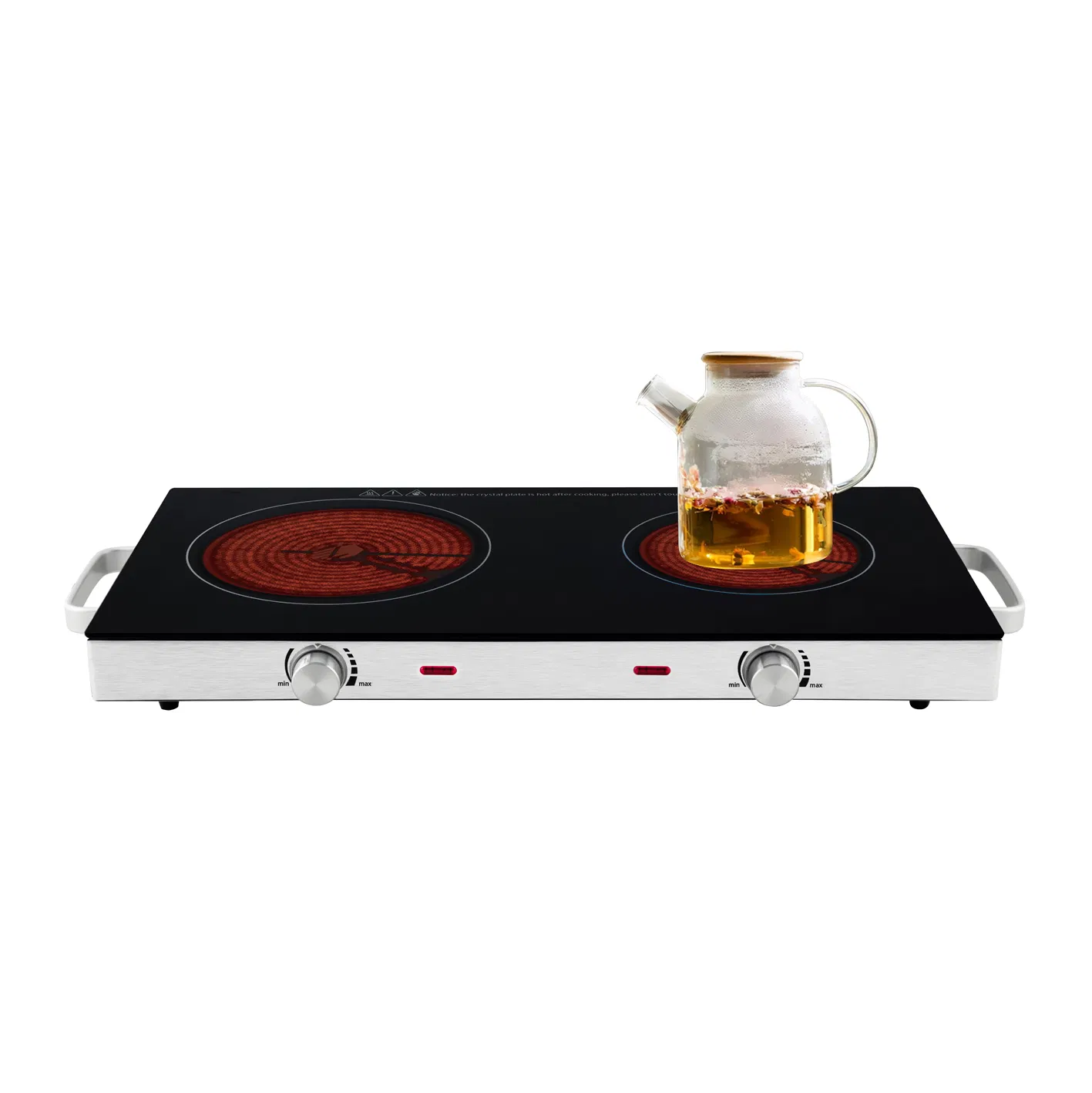 2000W Smart Kitchen Stainless Steel Sense Touch Infrared Cooker in 220V