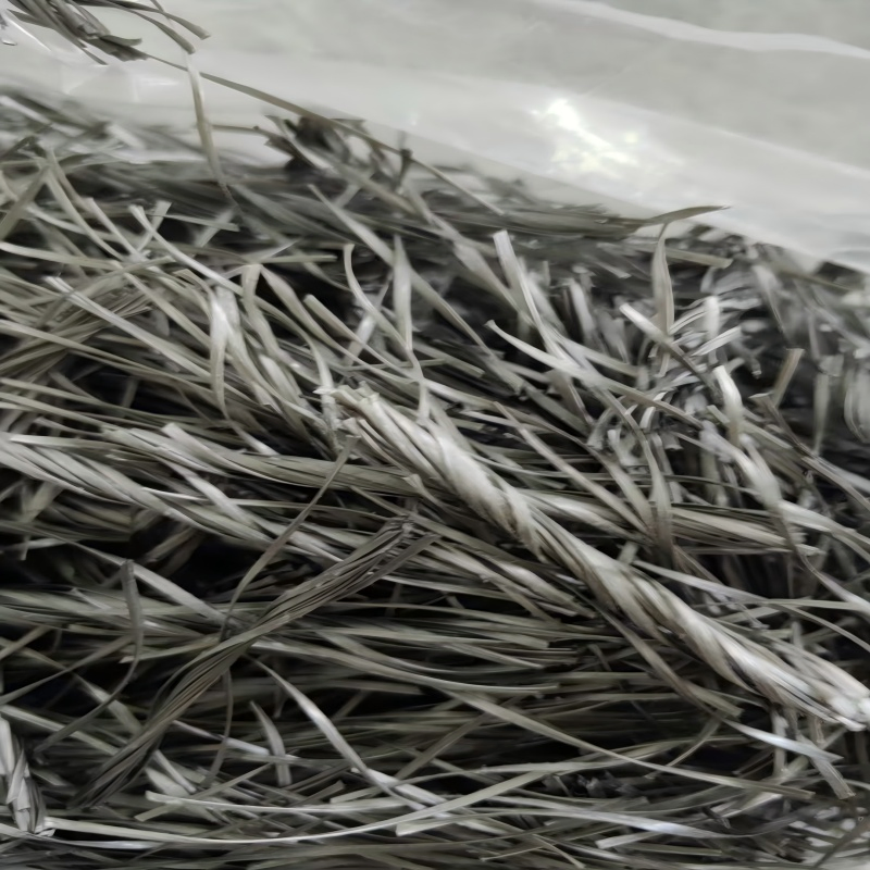 Polypropylene Twisted Fiber PP Fiber Marco Fiber High Breaking Force Polypropylene Twisted Fiber to Enhance The Crack Resistance of Cement Concrete