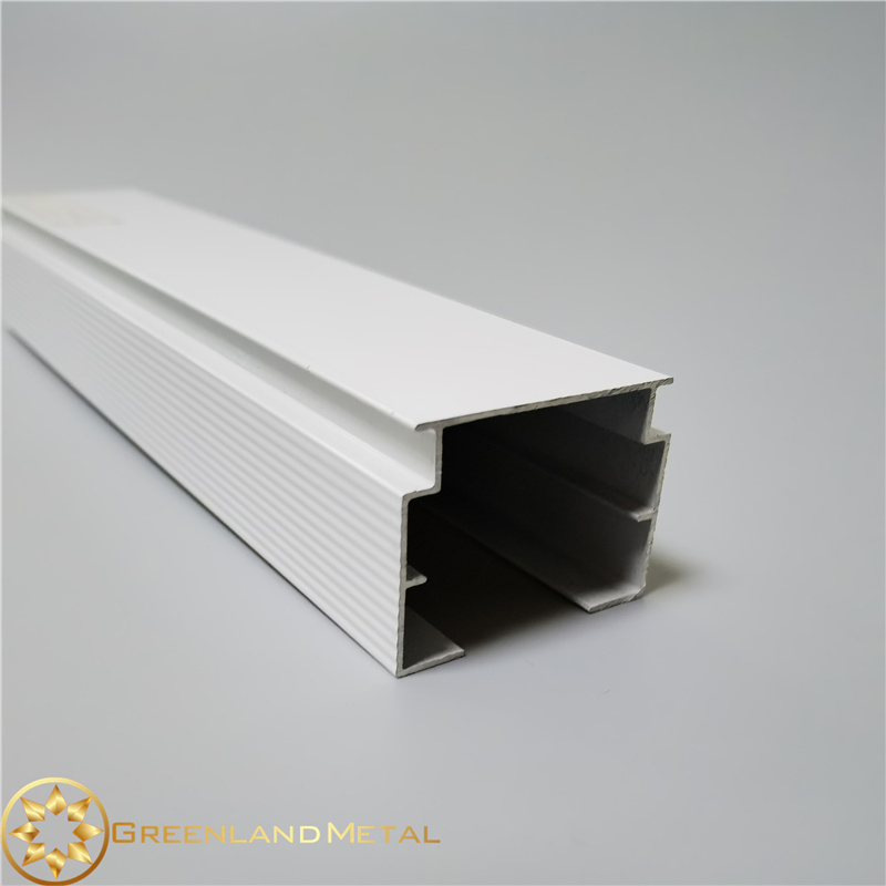 Anodized /Power Coated Vertical Blind Head Rail Top Track in Aluminum Profile Material