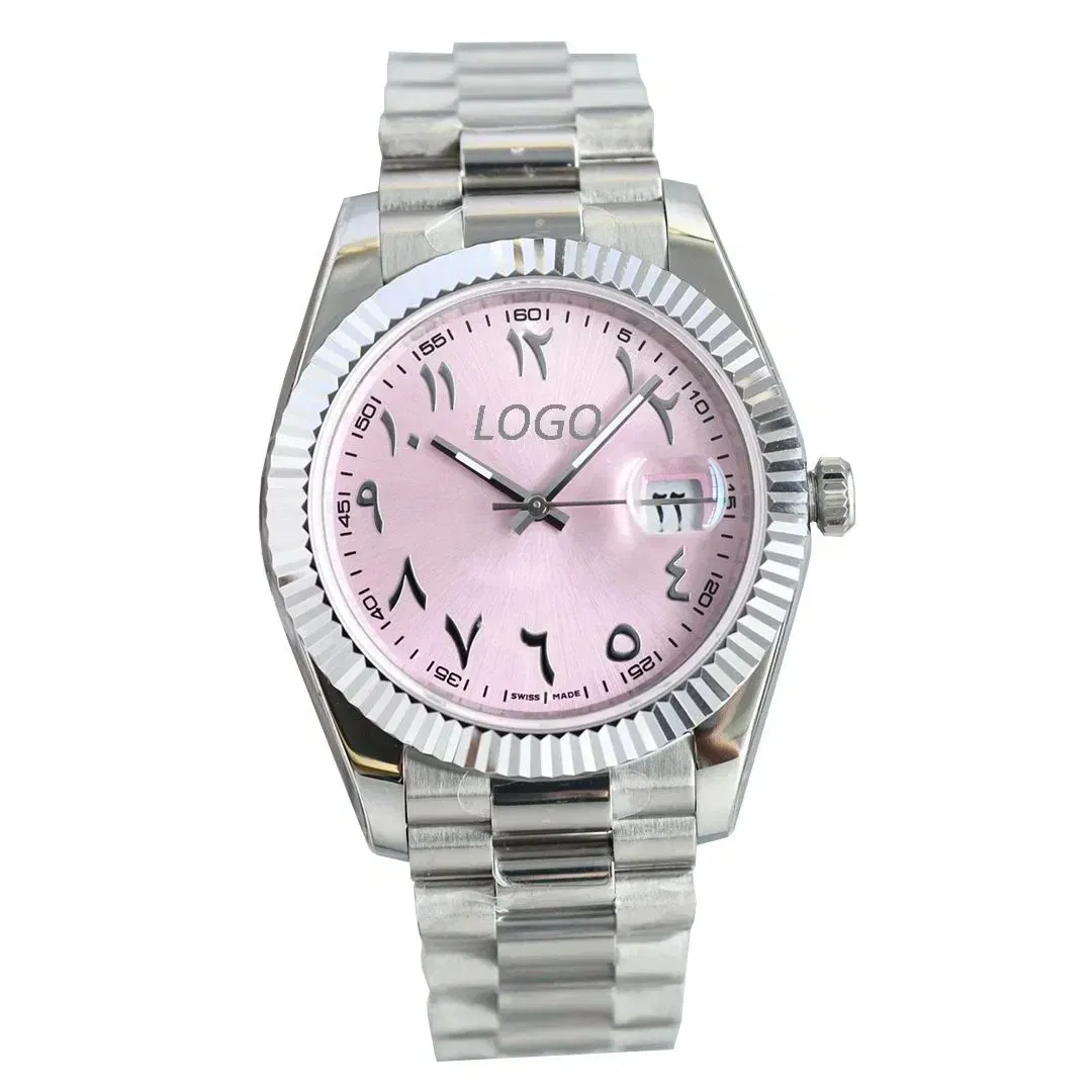 Model 3235, 41mm Mechanical, Silver-Gray, Gold-Blue, Gemstone Bezel, Water-Resistant, Diving Swiss Watch, Automatic Winding, with Date Display, Luxurious Limite