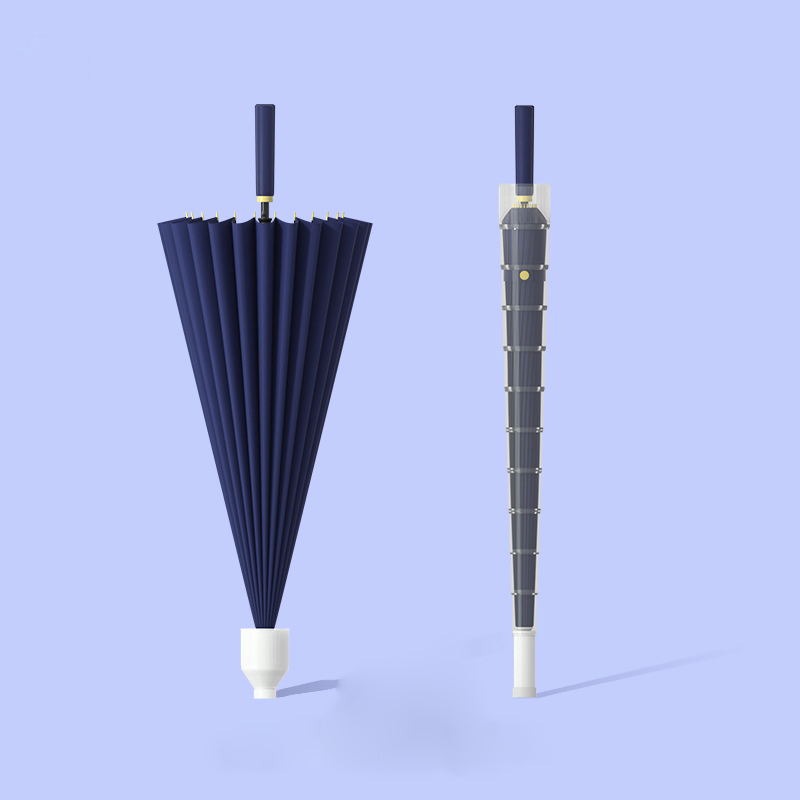 Portable Sunshade Umbrella for Hikers with UV Blocking and Compact Folding Mechanism