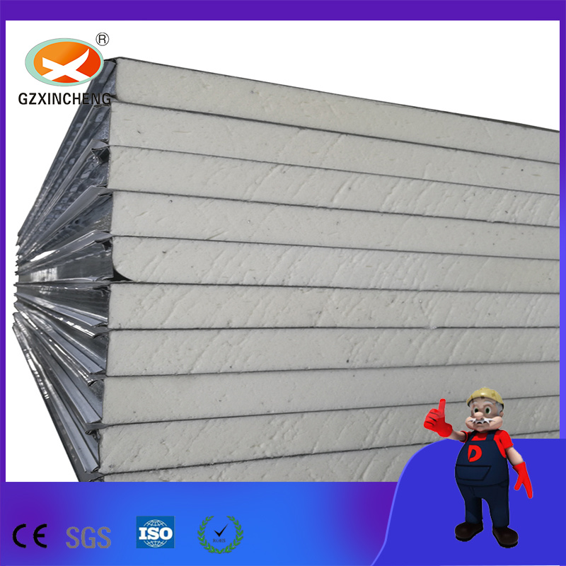 China Factory Price Fire Rated Fireproof Roof Wall Panel 30mm 50mm Polyurethane PU Sandwich Panel