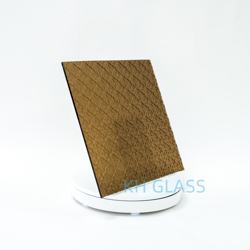 Stylish Privacy Enhancing Office Dividers Glass Screen Clear/Color/Tinted Pattern Figure Glass