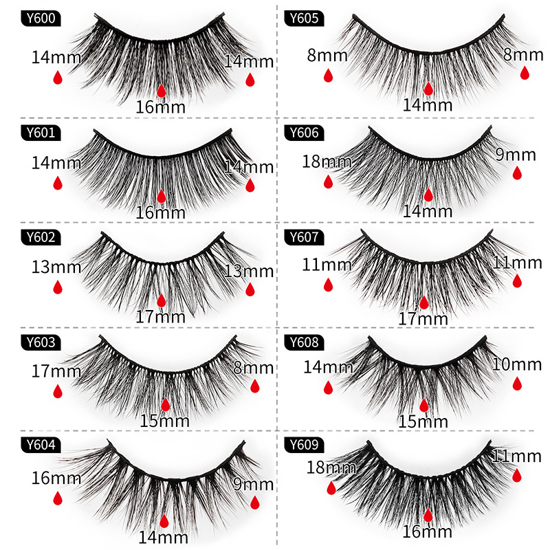 China Wholesale 3D False Eyelash Faux Mink Eyelashes Private Label Synthetic Eye Lash Faux Strip Eyelash Lash Eyelash Extension