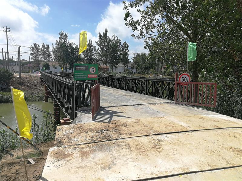 Portable Steel Structure Bailey Bridge Zb200 for Construction