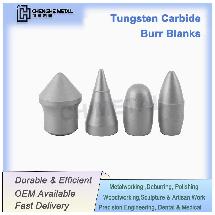 High-Performance Carbide Burr Blanks Reduce Processing Time and Improve Productivity Significantly