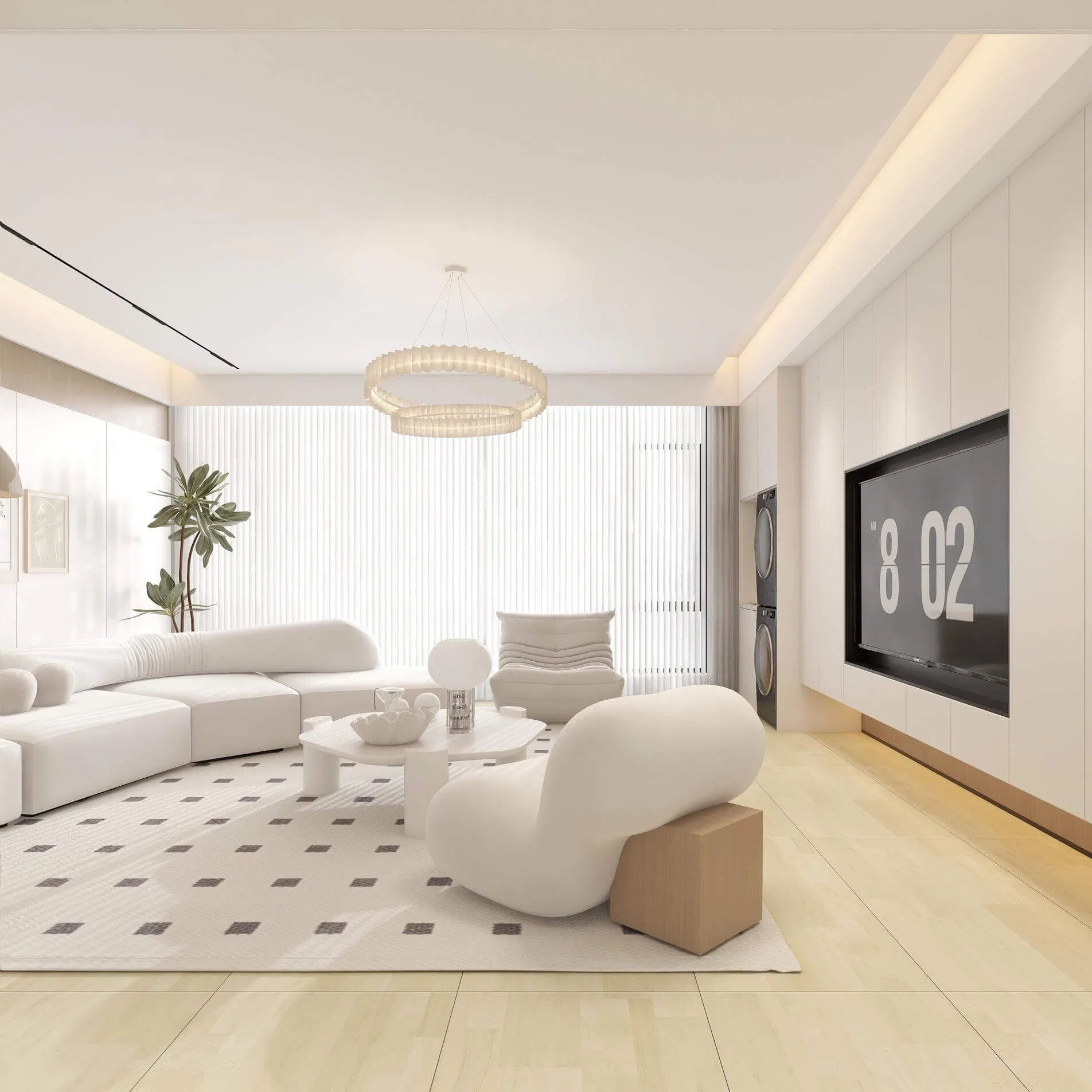 Керамогранит 600x1200 мм под дерево, матовый