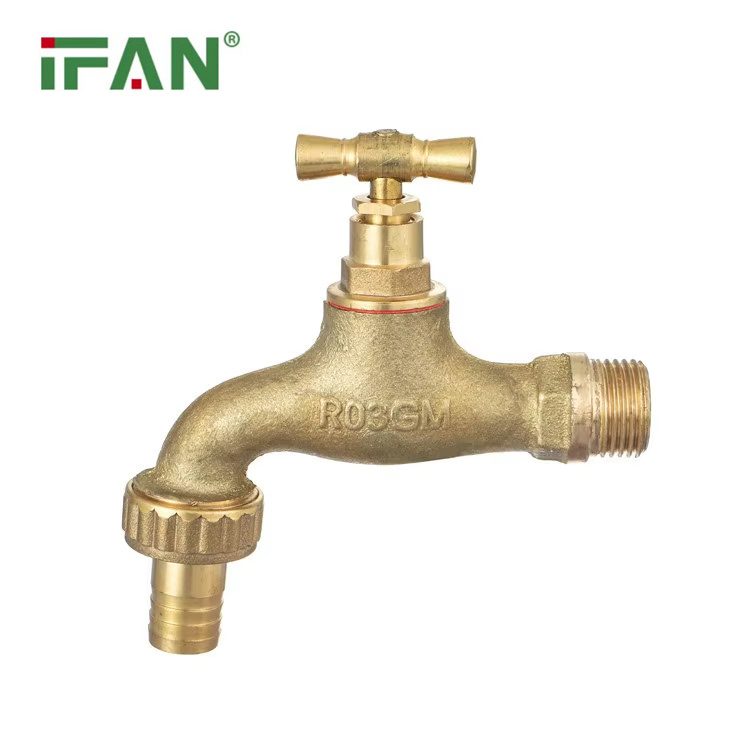 Латунный садовый кран Ifan (Бибкок) 1/2"-1"