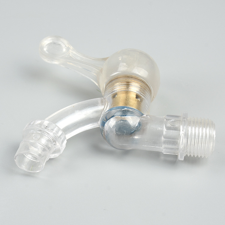 Single Handle Bibcock Plastic PVC Water Faucet Kitchen Tap Bathroom Bibcock