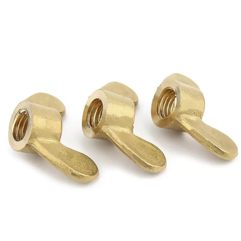 Brass Hand Tighten Butterfly Nut Custom Wing Nut