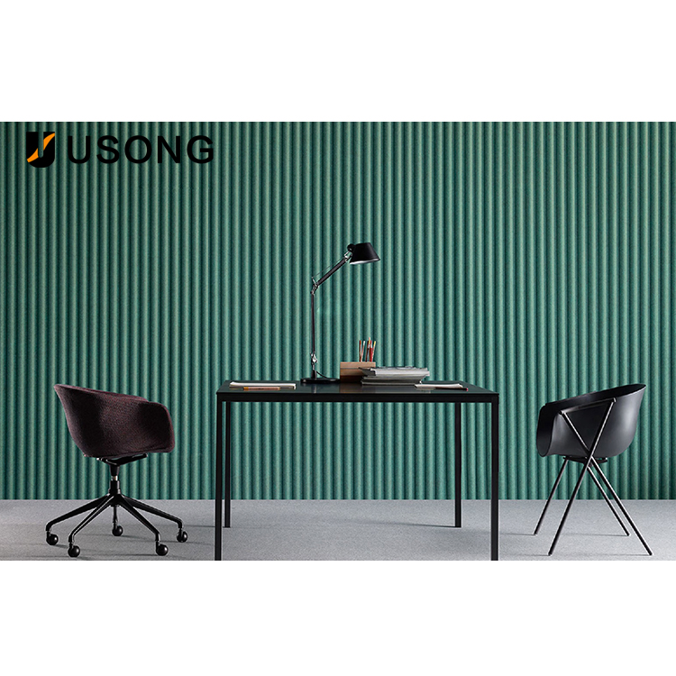 ODM OEM Factory Direct Sales 3D Wall Panel High Quality Pet Customization Two Color Carved Soundproof Acoustic Board Panel