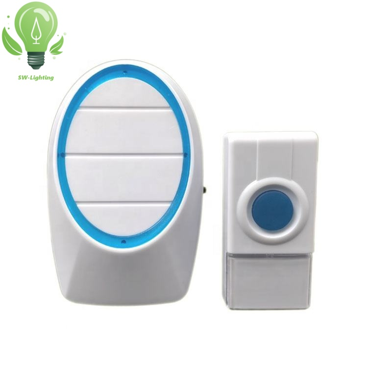 Plug-in Wireless Doorbell Acrylic Door Wireless AC Bell Doorbell