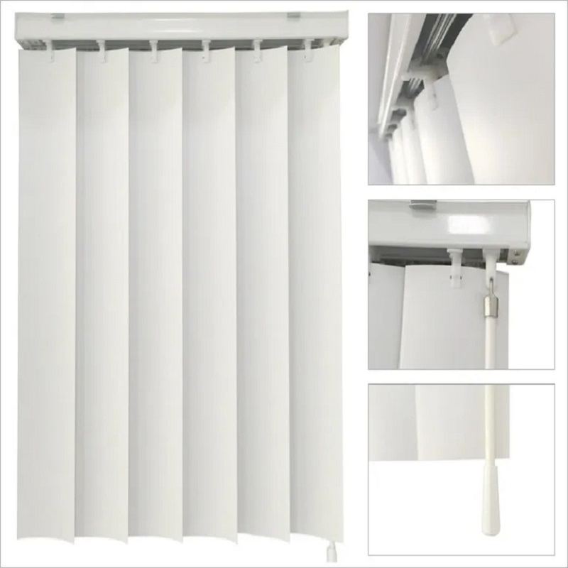 High Quality Customized Fabric Adjust Slats Motorized Vertical Dreamlike Blinds