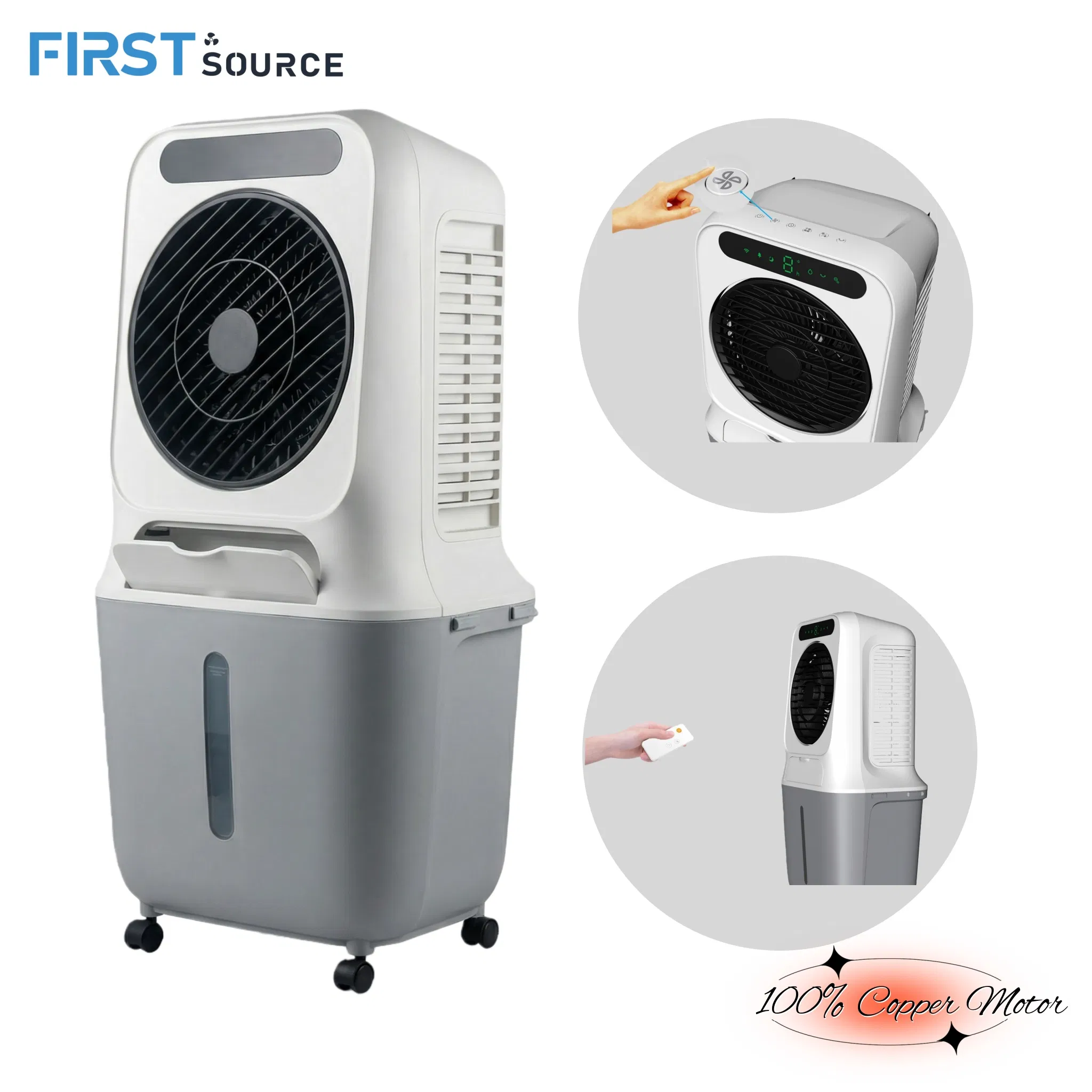 3000CMH Portable Evaporative Swamp Cooler with 360 Degree Air Outlet