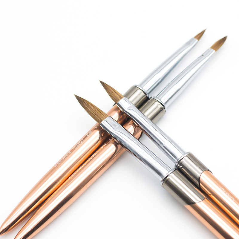 Private Label Animal Hair 100% Kolinsky Nails Acrylic Brush 