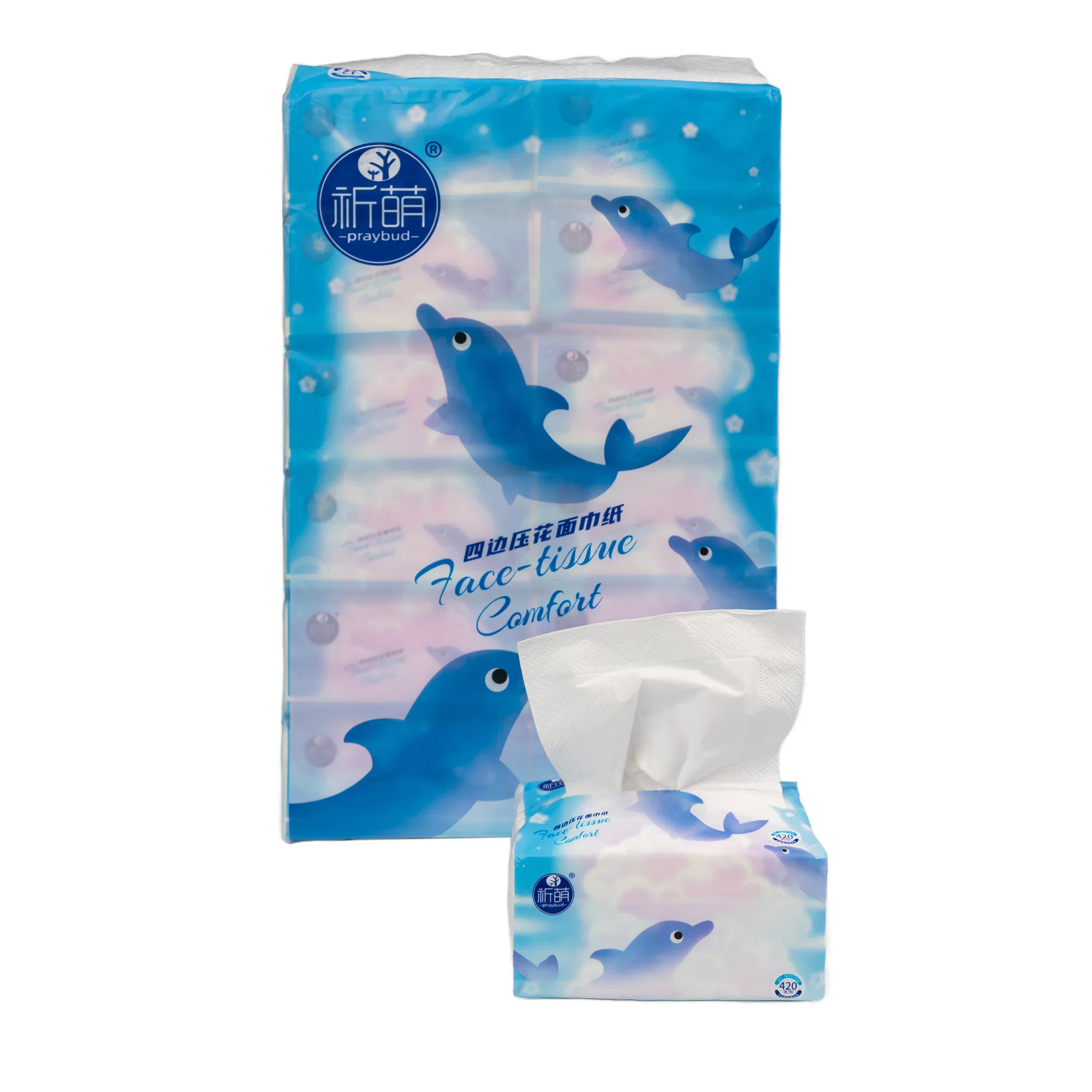 Chinese Fast Shipping Facial Tissue Paper in Stock with Good Quality