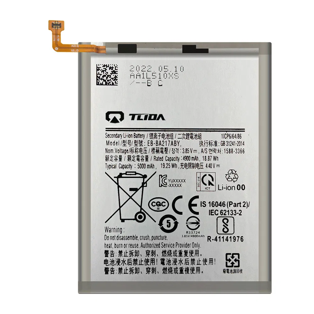 Tlida Mobile Phone Battery for Samsung All Models Galaxy S7 S8 9 10 20s Note 9 10 A51 71 32 Note20/Note20u Eb-Ba217aby Eb-Bj731abe Eb-Bg580abu Battery Replace