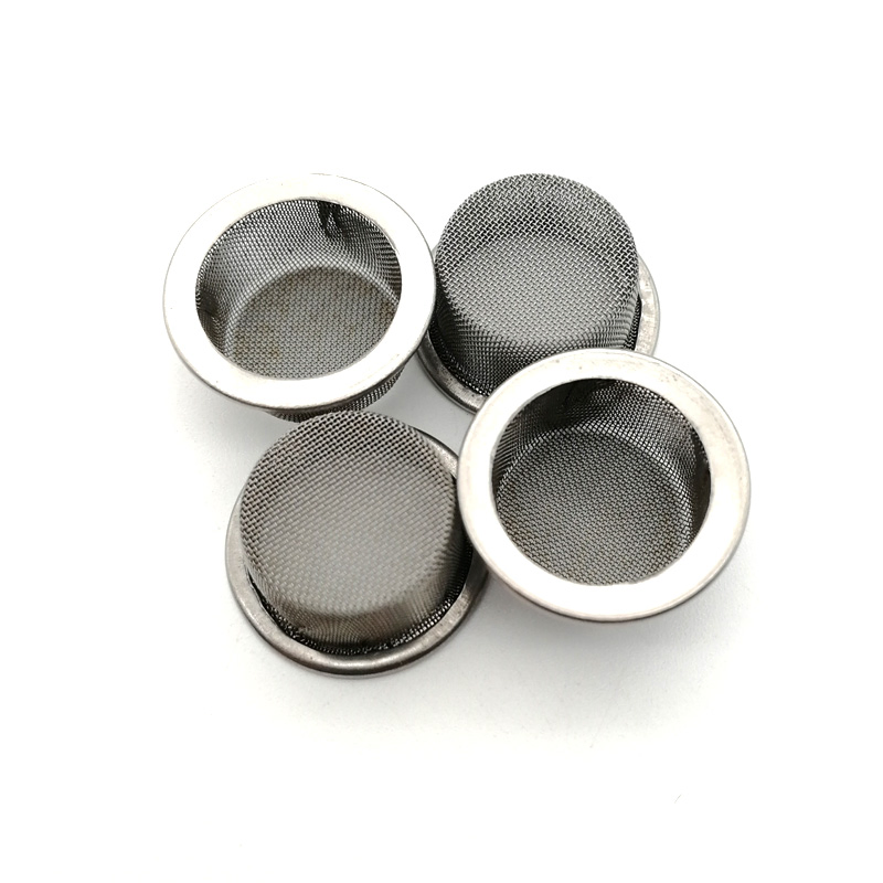 High-Quality Stainless Steel Domed Rimmed Mesh Smoking Screen for Crystal Stone Pipes